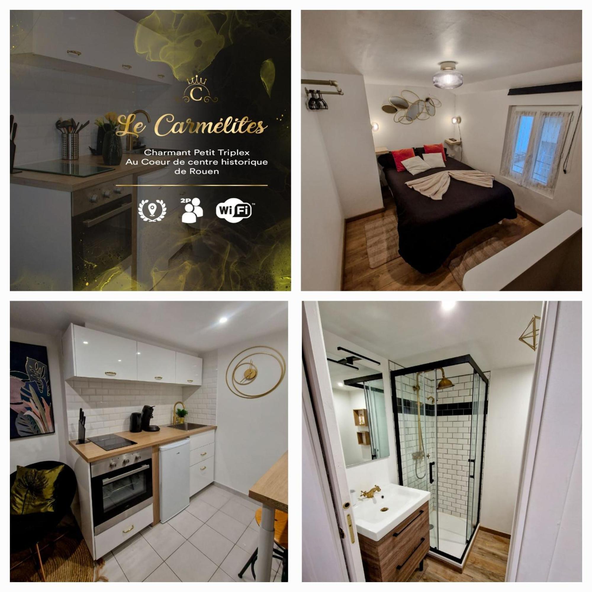 Le Petit Triplex Des Carmelites -Coeur Historique Lejlighed Rouen Eksteriør billede